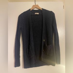 Hollister Dark Blue Cardigan